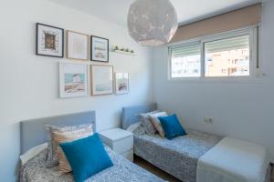 Posezení v ubytování Apartamento Catania en Aguadulce con vistas al mar
