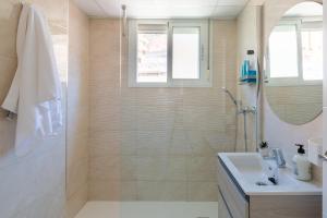 Koupelna v ubytování Apartamento Catania en Aguadulce con vistas al mar