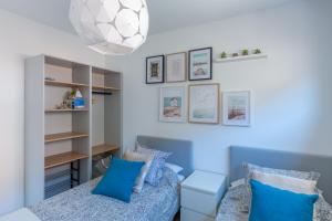 Postel nebo postele na pokoji v ubytování Apartamento Catania en Aguadulce con vistas al mar