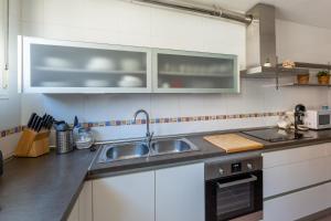 Kuchyň nebo kuchyňský kout v ubytování Apartamento Catania en Aguadulce con vistas al mar