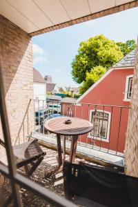 Balkón nebo terasa v ubytování Hotel Aurora