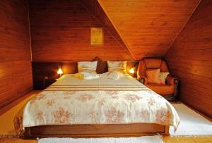 Postel nebo postele na pokoji v ubytování Apartmány Anička