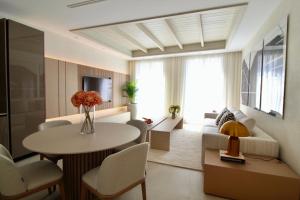 Casona Seis Lunas Apartment的休息区