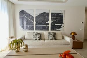 Casona Seis Lunas Apartment的休息区