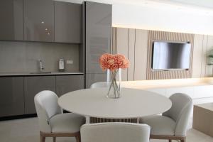Casona Seis Lunas Apartment的厨房或小厨房