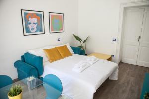 Katil atau katil-katil dalam bilik di Domina Trastevere Apartment 3 - Roma