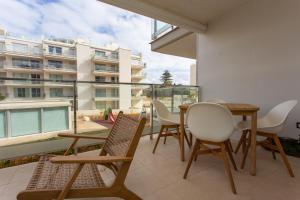 Balkón alebo terasa v ubytovaní Denia apartment Marina