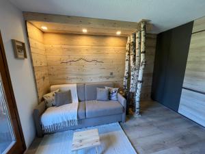 Posteľ alebo postele v izbe v ubytovaní Le Sapin B19 Megeve - Demi Quartier