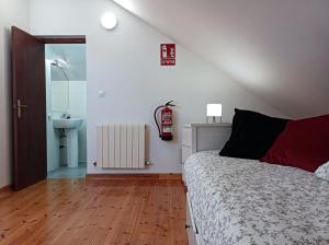 Posteľ alebo postele v izbe v ubytovaní Fantástico apartamento en las playas de Suances