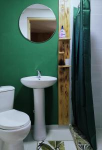 Baðherbergi á A North Homestay