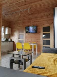 Kuchyň nebo kuchyňský kout v ubytování Relax u Agi i Jurka