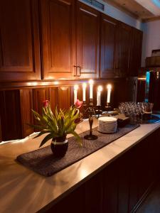 Cucina o angolo cottura di Rättviksgårdens Vandrarhem