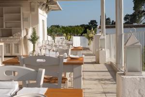 Ein Balkon oder eine Terrasse in der Unterkunft Baglioni Masseria Muzza Resort & Spa