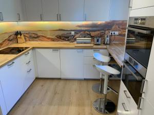 Kuchyňa alebo kuchynka v ubytovaní Apartment Vue Mer