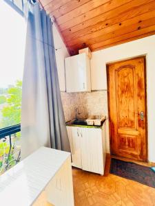 Kuchyň nebo kuchyňský kout v ubytování Dato's GuestHouse