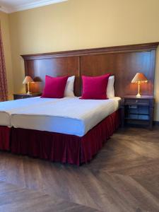 Postel nebo postele na pokoji v ubytování Guest House Pirklių Namai