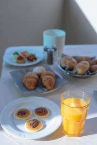 Svečiams siūlomi pusryčių variantai apgyvendinimo įstaigoje Hotel Monaco