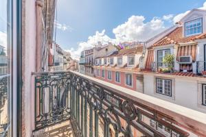 Un balcon sau o terasă la Happy at Chiado