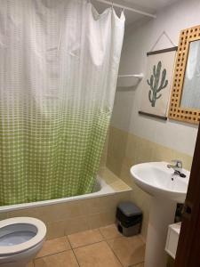 Kúpeľňa v ubytovaní SERVICE APART LAZARO - Apartamentos Aguamarina 42 + 22 fotografií