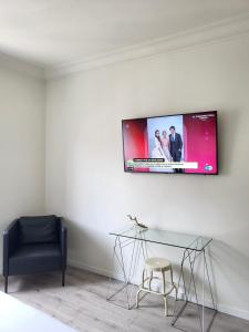 Telewizja i/lub zestaw kina domowego w obiekcie Celta Home