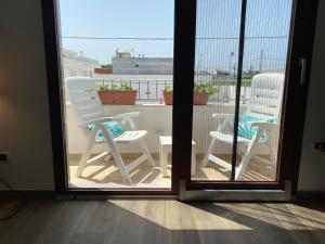 Balkón nebo terasa v ubytování Tiffany room- vicinissima a Porto Cesareo