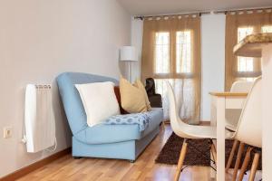 Area tempat duduk di Coqueto apartamento en Valdelinares