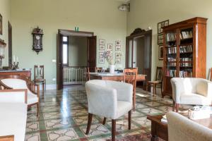 Knihovna v bed and breakfast