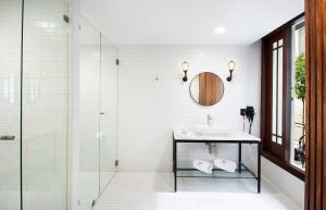 Ванная комната в Hotel MX más reforma