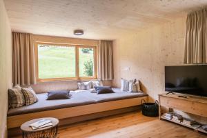 TV a/nebo společenská místnost v ubytování Wasserfall Apartments Mellau