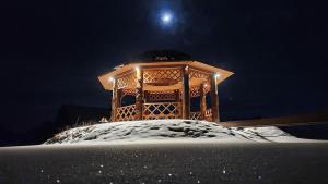 Uue-Jaani Talu puhkemaja talvel