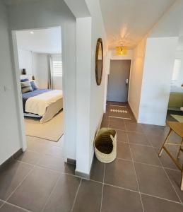 Postel nebo postele na pokoji v ubytování Appartement Aqua Nanda