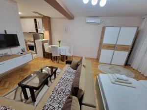 TV a/nebo společenská místnost v ubytování Stavrov Apartment