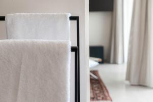 Postel nebo postele na pokoji v ubytování Monte Piccolo B&B