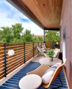 Balkon oz. terasa v nastanitvi Gravity Haus Moab