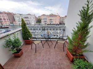 Balkón nebo terasa v ubytování Residenza La Veranda a Rialto