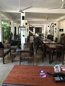 Posezení v ubytování Unawatuna Beach Bungalow -