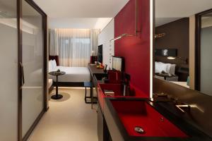 مطبخ أو مطبخ صغير في The Yun Collection Guangzhou Yong Qing Fang