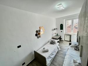 Posteľ alebo postele v izbe v ubytovaní Incredibile Appartamento Fronte Mole