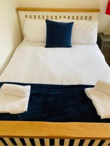 Ein Bett oder Betten in einem Zimmer der Unterkunft Lindeburgh Retreat