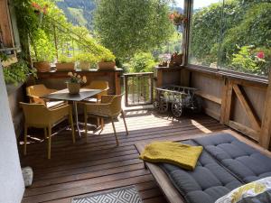 A balcony or terrace at Appartement Murmele