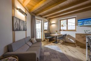 A seating area at Appartement Murmele