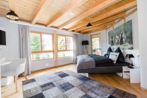 A bed or beds in a room at Appartement Murmele