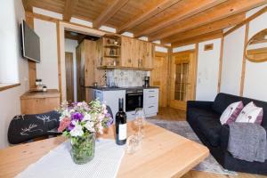 A kitchen or kitchenette at Appartement Murmele