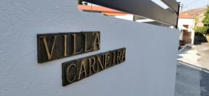 Certifikát, ocenenie alebo iný dokument vystavený v ubytovaní Villa Carneira