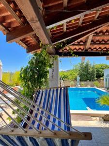 Bazén v ubytování Apartman Gorana with swimming pool nebo v jeho okolí