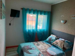 Postel nebo postele na pokoji v ubytování Hôtel Le Bambi