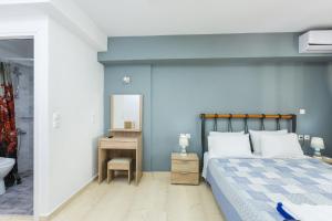 Posteľ alebo postele v izbe v ubytovaní Sun Moon Apartments