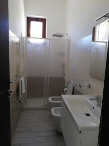 Salle de bains dans l'établissement Plus welcome Apartments Vulcano