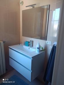 Koupelna v ubytování B&B Pantarei