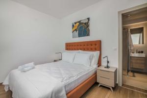Posteľ alebo postele v izbe v ubytovaní 270 Panorama Kvarner